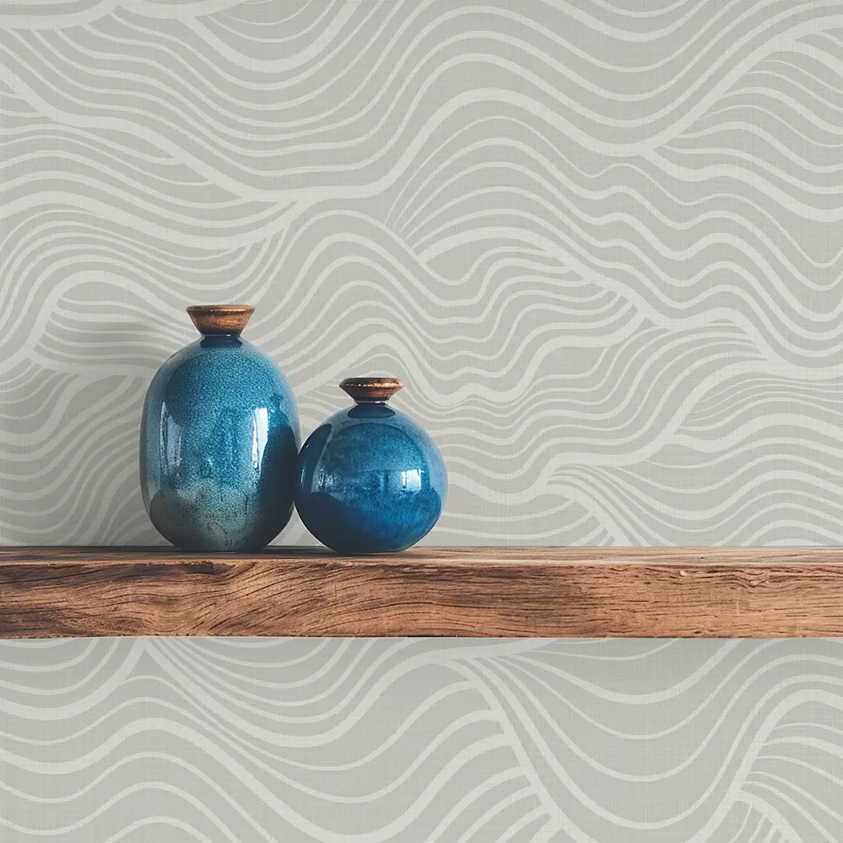 Позадина Таласи на сиво-маслинастој позадини са текстуром тканине a00681