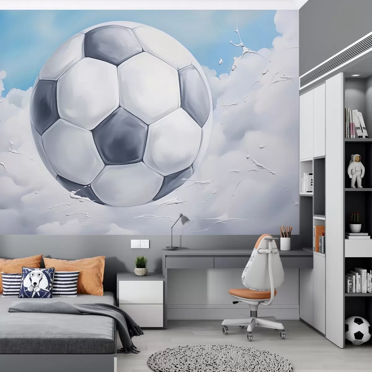 wall murals Фудбалска лопта w04822