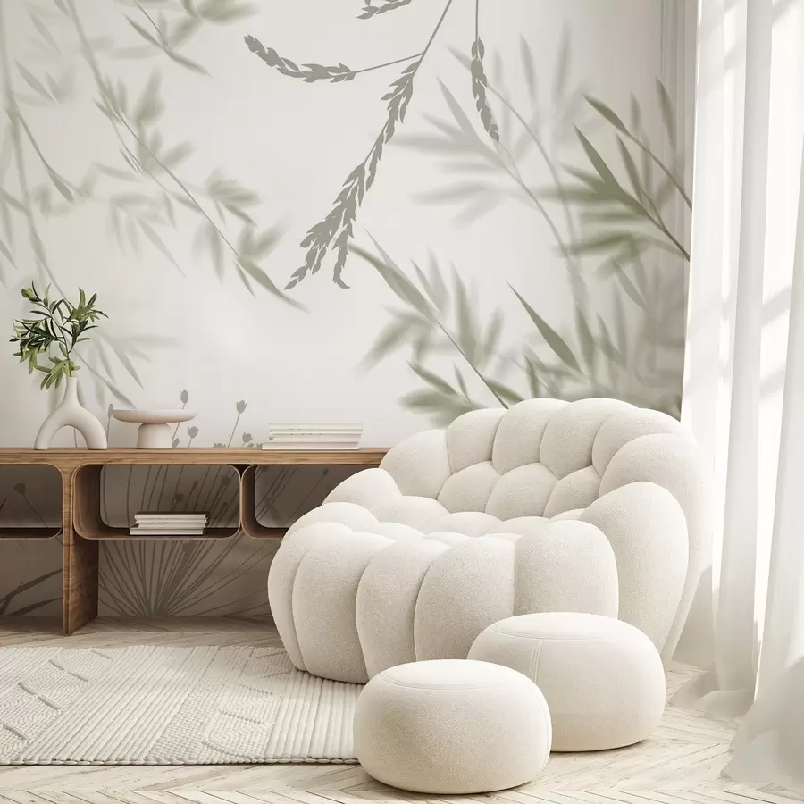 wall murals Силуете лишћа w04850