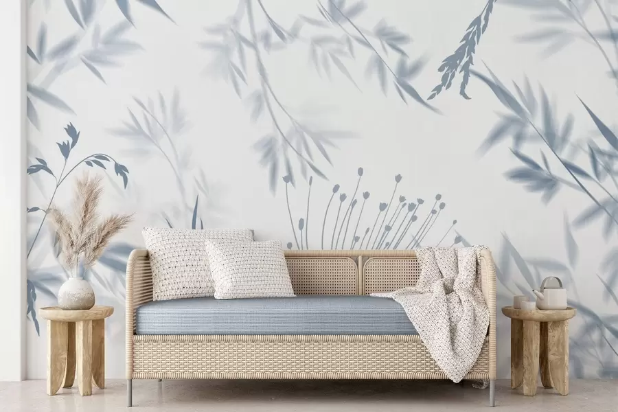 wall murals Силуете лишћа w04850v2