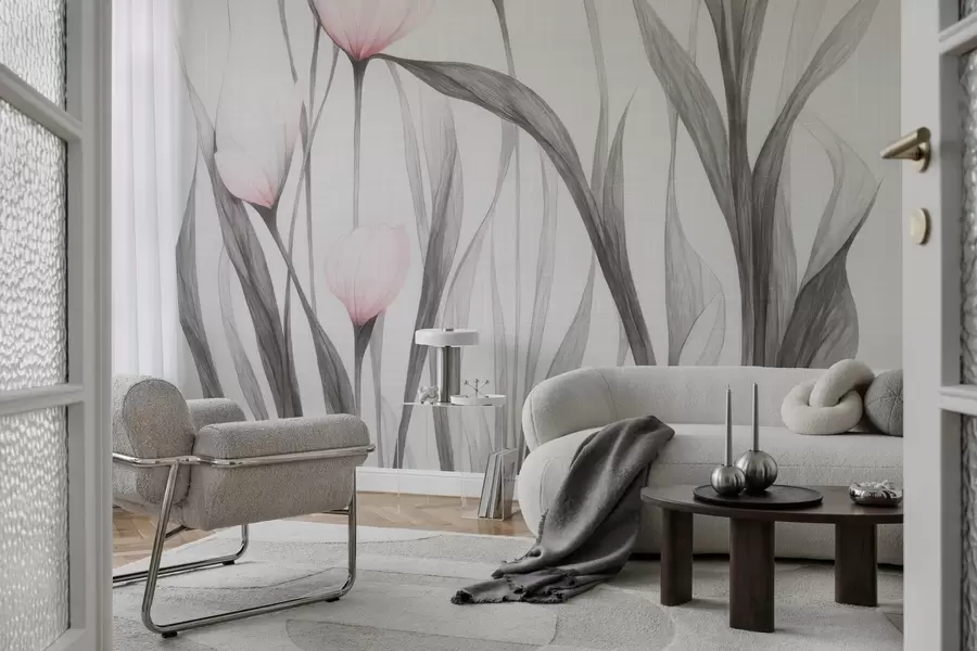 wall murals Крхки провидни тулипани w04831v1