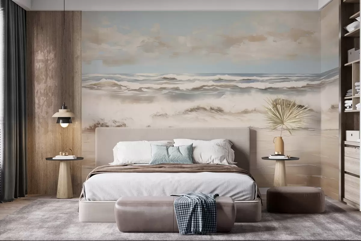 wall murals Пастелни морски пејзаж w04836