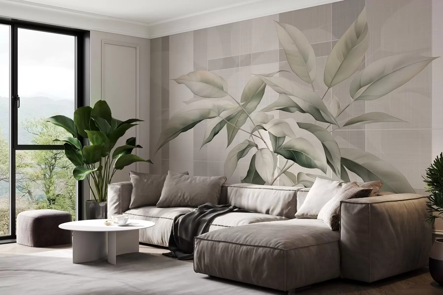wall murals Грациозна грана дрвета w04840