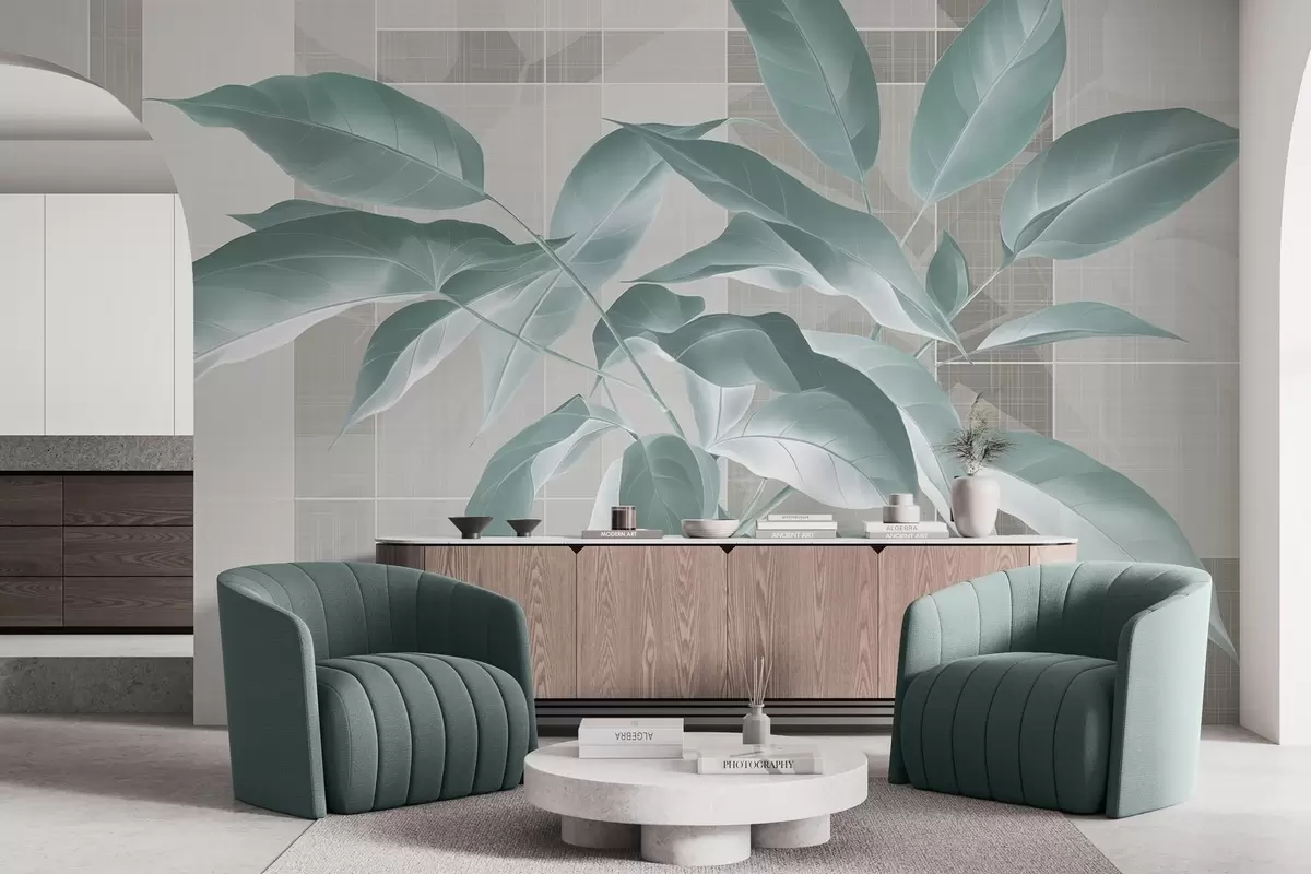 wall murals Грациозна грана дрвета w04840v3