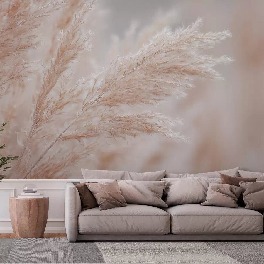 wall murals стилизоване велике трске w04814