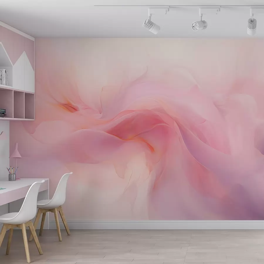 wall murals Сањива апстрактна ружичаста и љубичаста композиција w09523