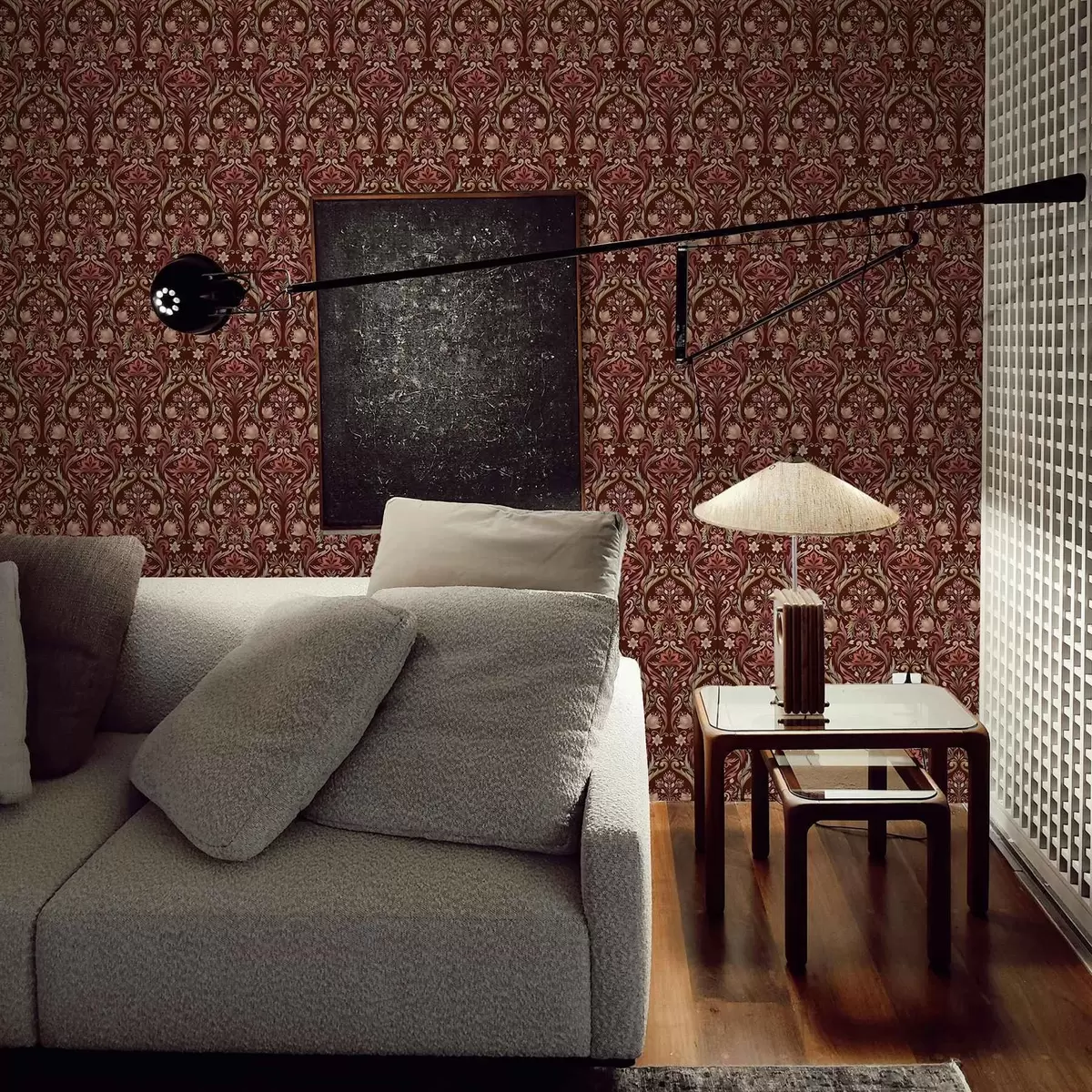 Позадина Украс од тулипана, богата бордо позадина a00827v2