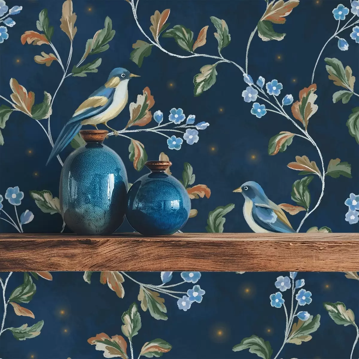 Позадина Сисе на гранама, ноћно плава позадина са варницама a00858