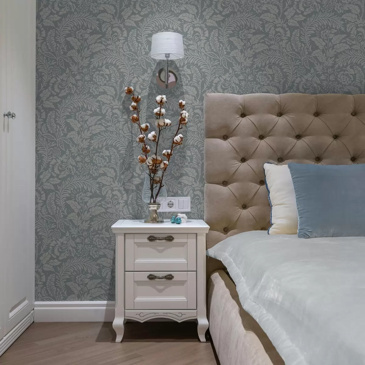 Позадина Монохроматски цветни узорак на сиво-плавој позадини a00859