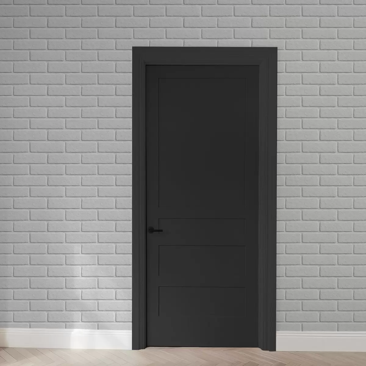 Позадина Текстура беле цигле, хоризонтални распоред a00877