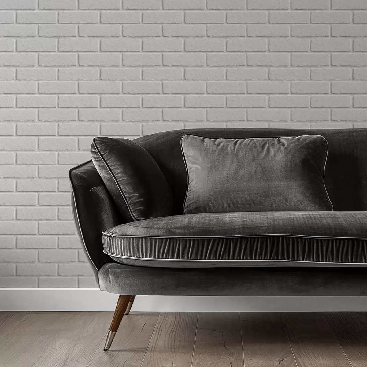 Позадина Текстура беле цигле, хоризонтални распоред a00877