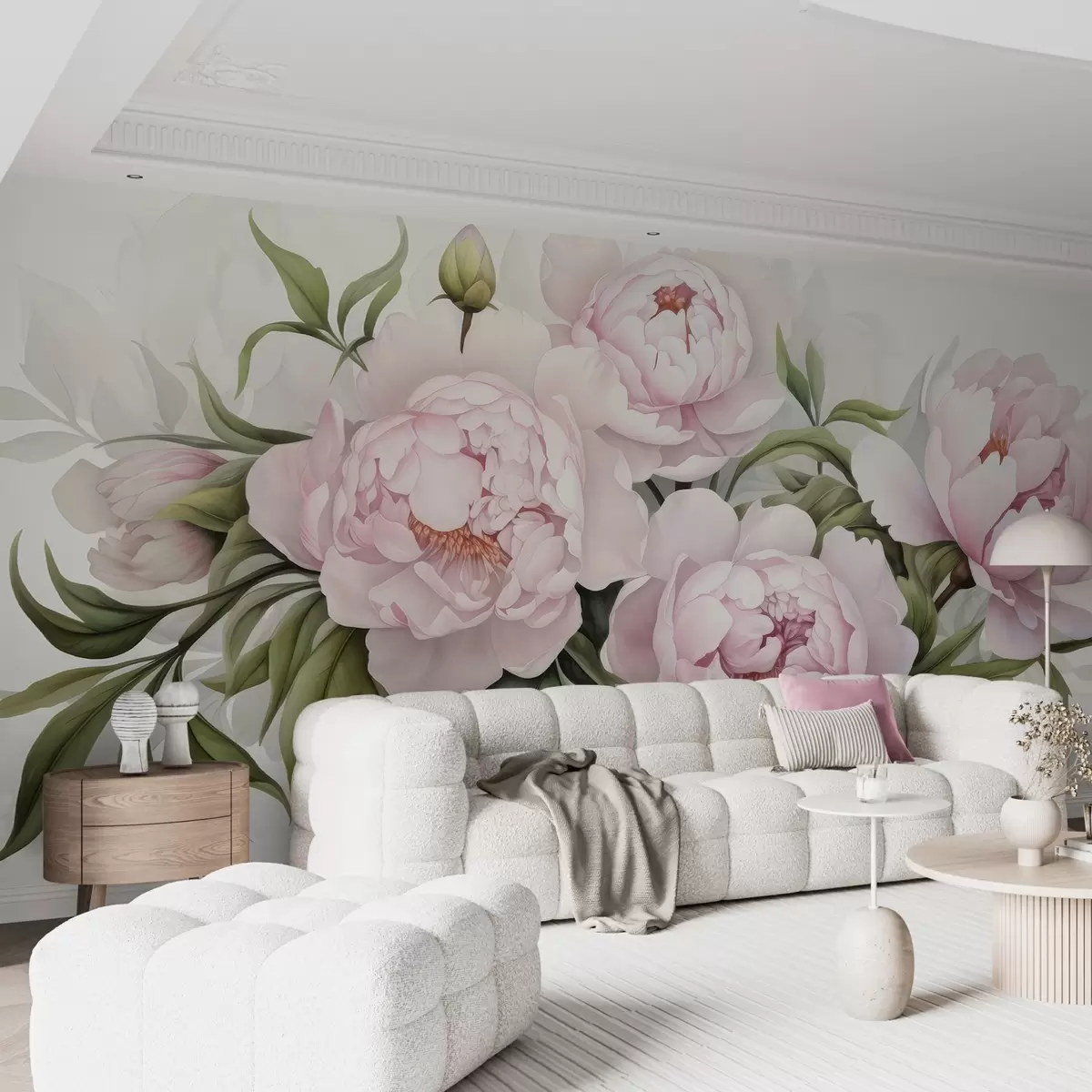 wall murals Бујни букет божура w04902