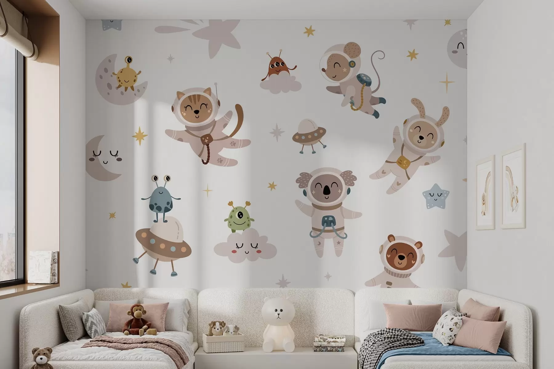 wall murals Бајковити ликови у свемиру w04904