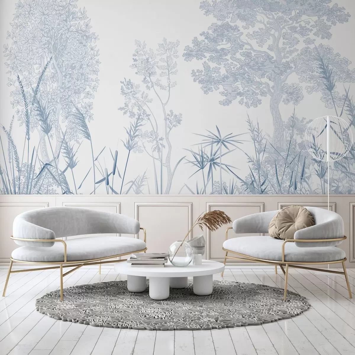 wall murals Дрвеће и трава w04910