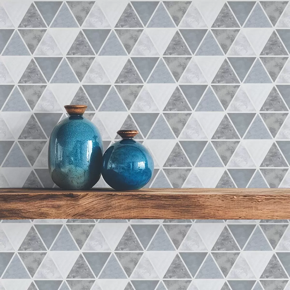 Позадина Геометрија троугла у хладним плаво-сивим тоновима a00917v1