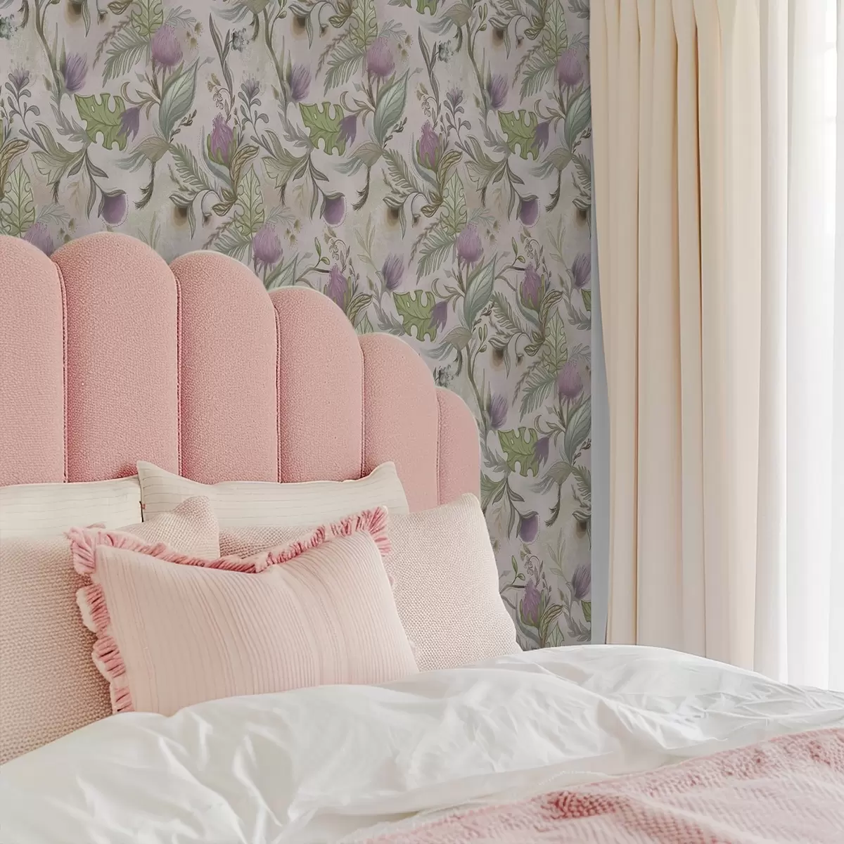 Позадина Јорговано дивље цвеће и лишће на прашкастој позадини a00930v3