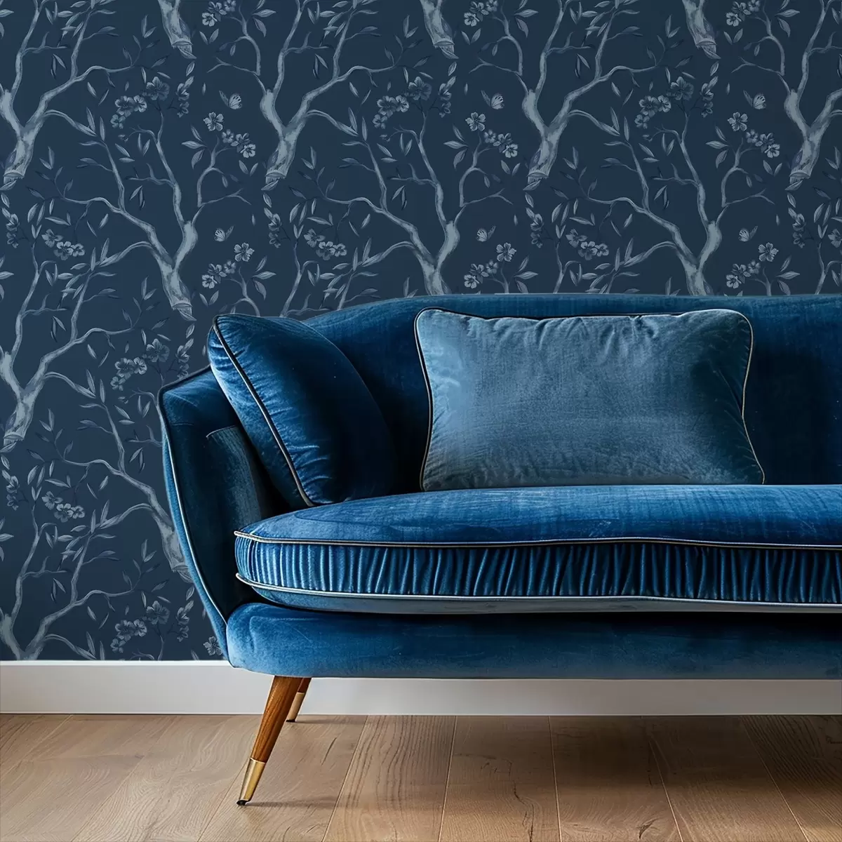 Позадина Плаве цветне гране са лептирима на тамној позадини a00951v1