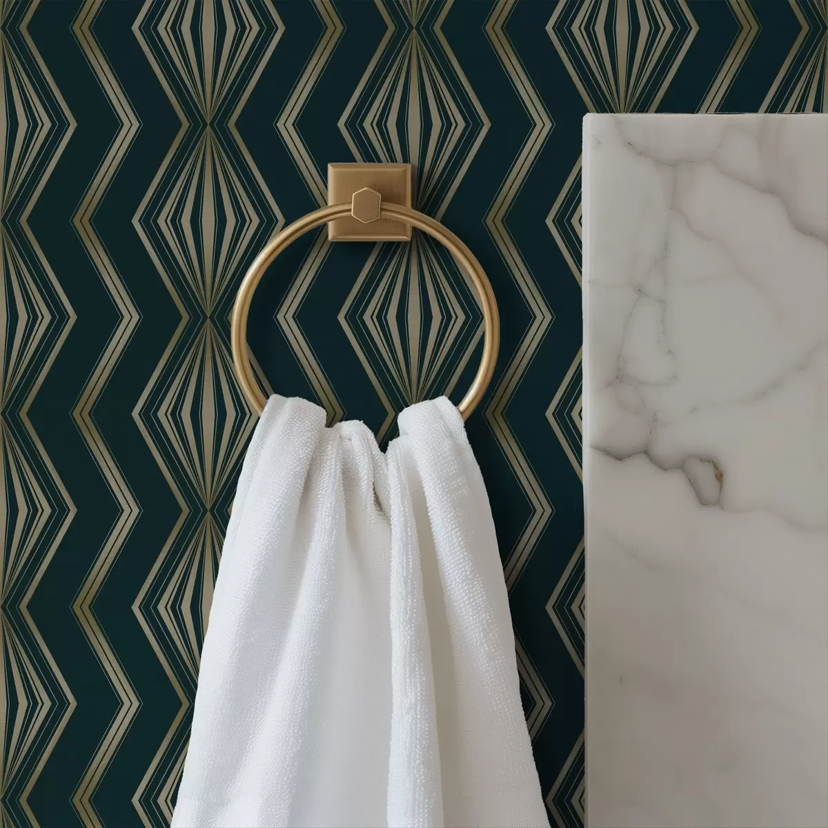 Позадина Тамнозелени дијамантски геометријски узорак a00973v1