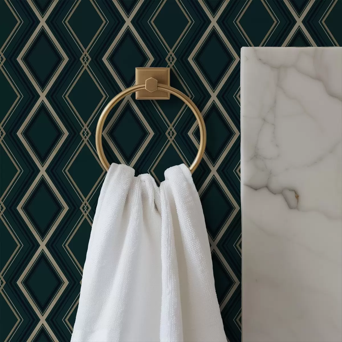 Позадина Тамнозелена позадина са понављајућом дијамантском мрежом a00975v1