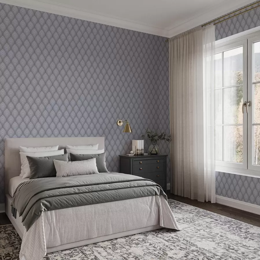 wall murals Волуметријски лукови слични сивој скали са благим градијентом a00989