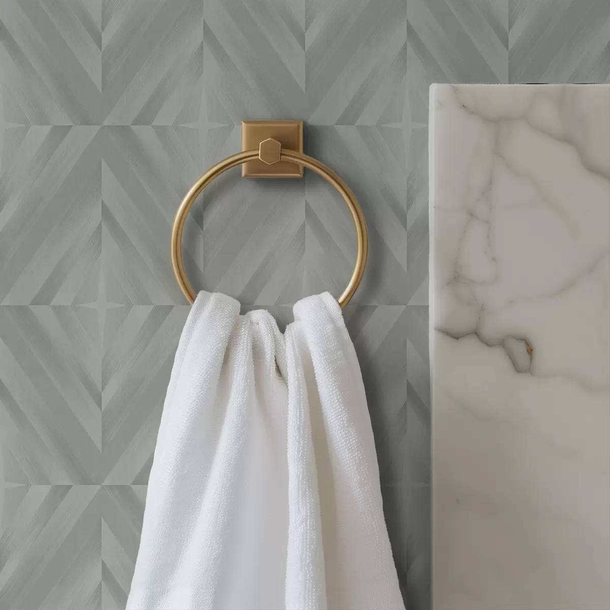 Позадина Дијагонални потези који формирају квадрате у палети боје менте a00983v1