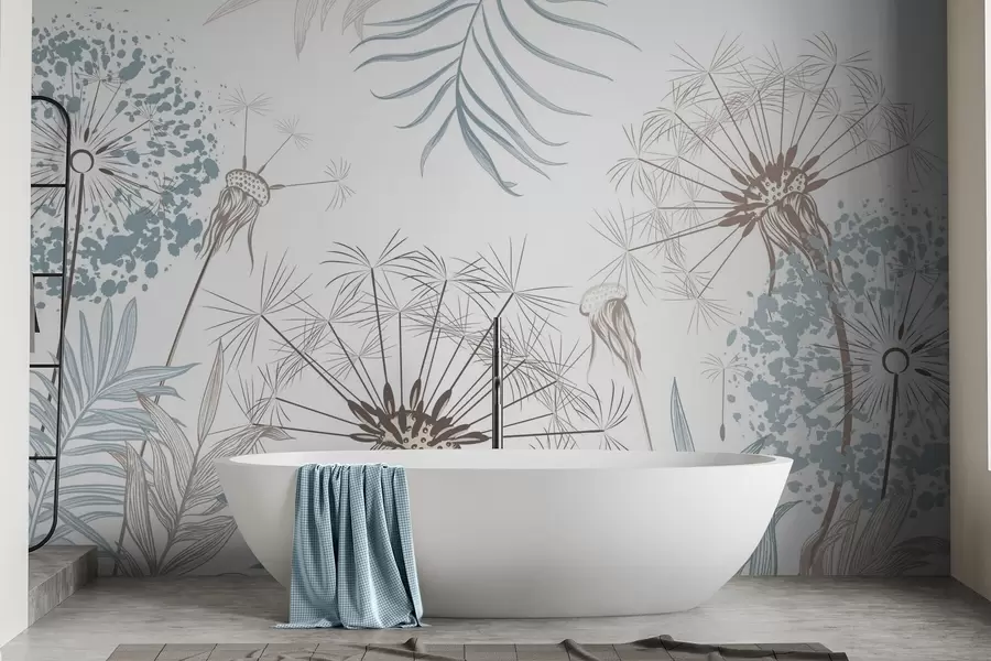 wall murals Маслачци међу лишћем w04942