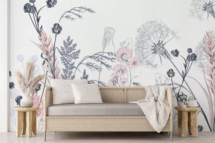 wall murals Вилдфловерс w04943