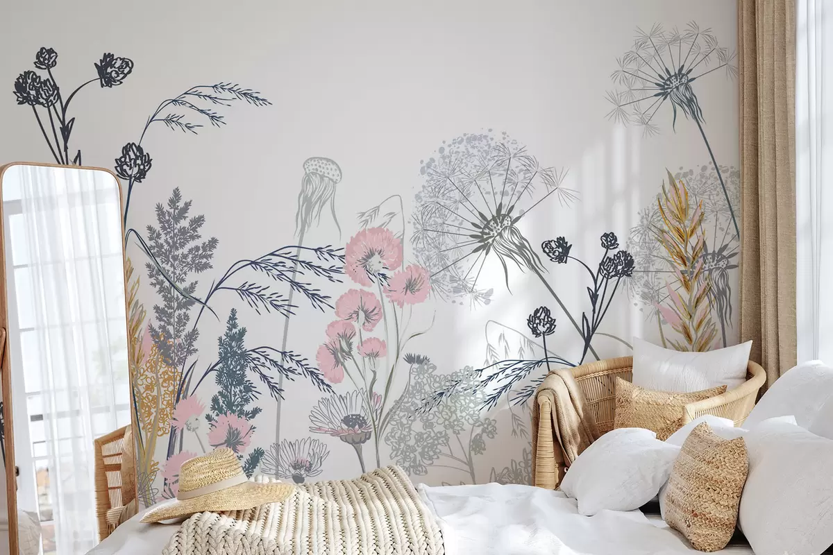 wall murals Вилдфловерс w04943v2