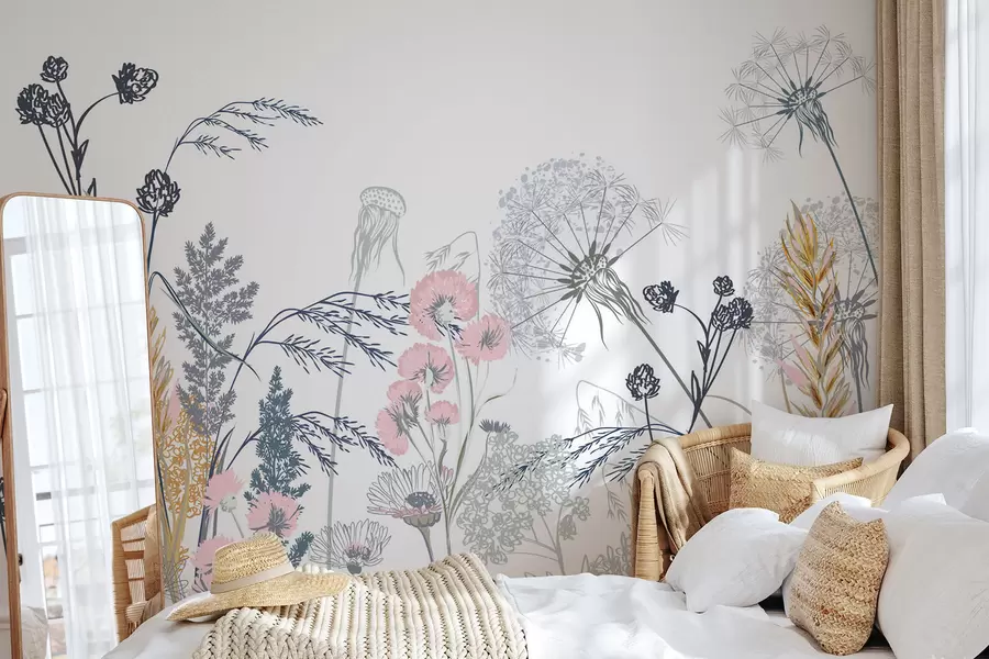 wall murals Вилдфловерс w04943v2
