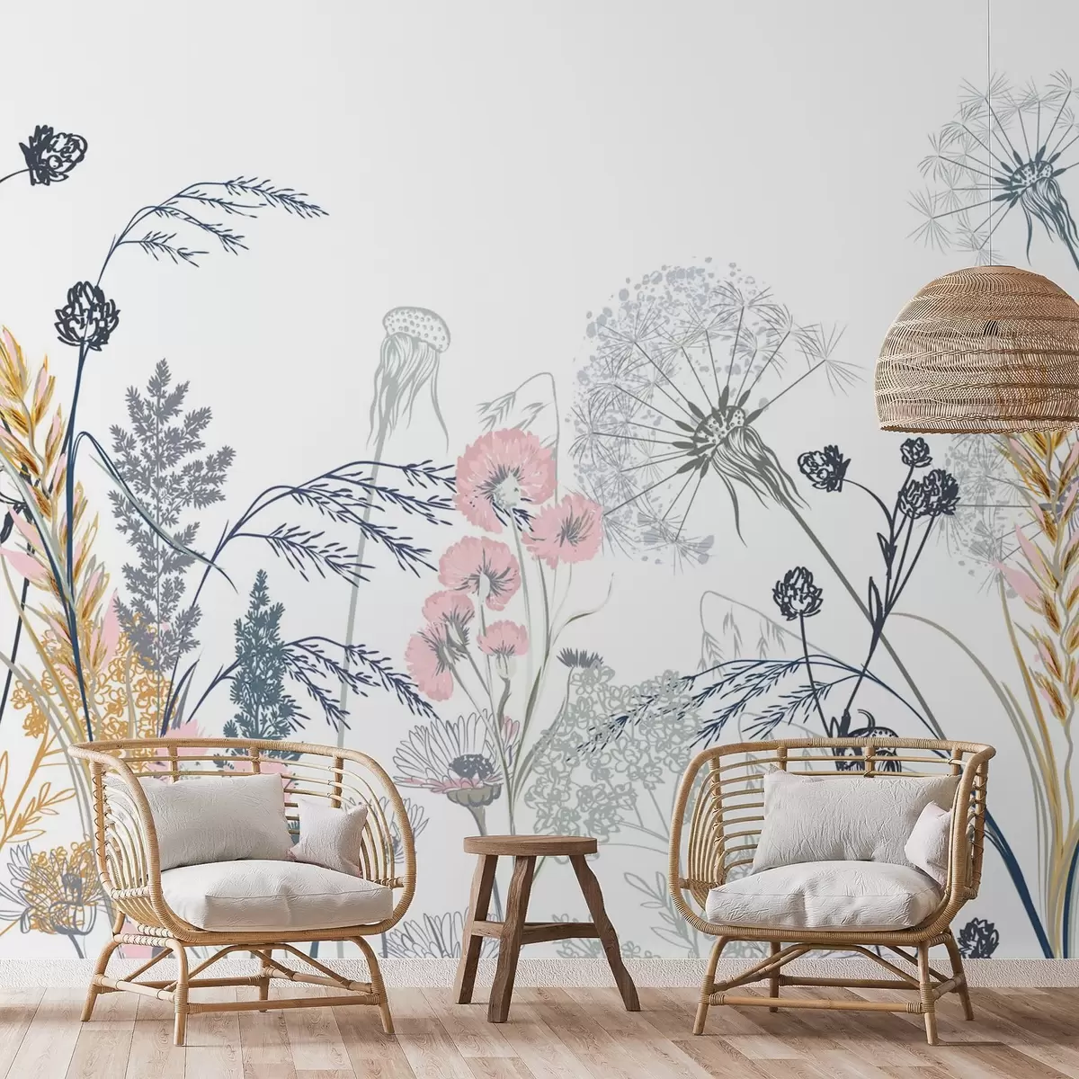 wall murals Вилдфловерс w04943v2