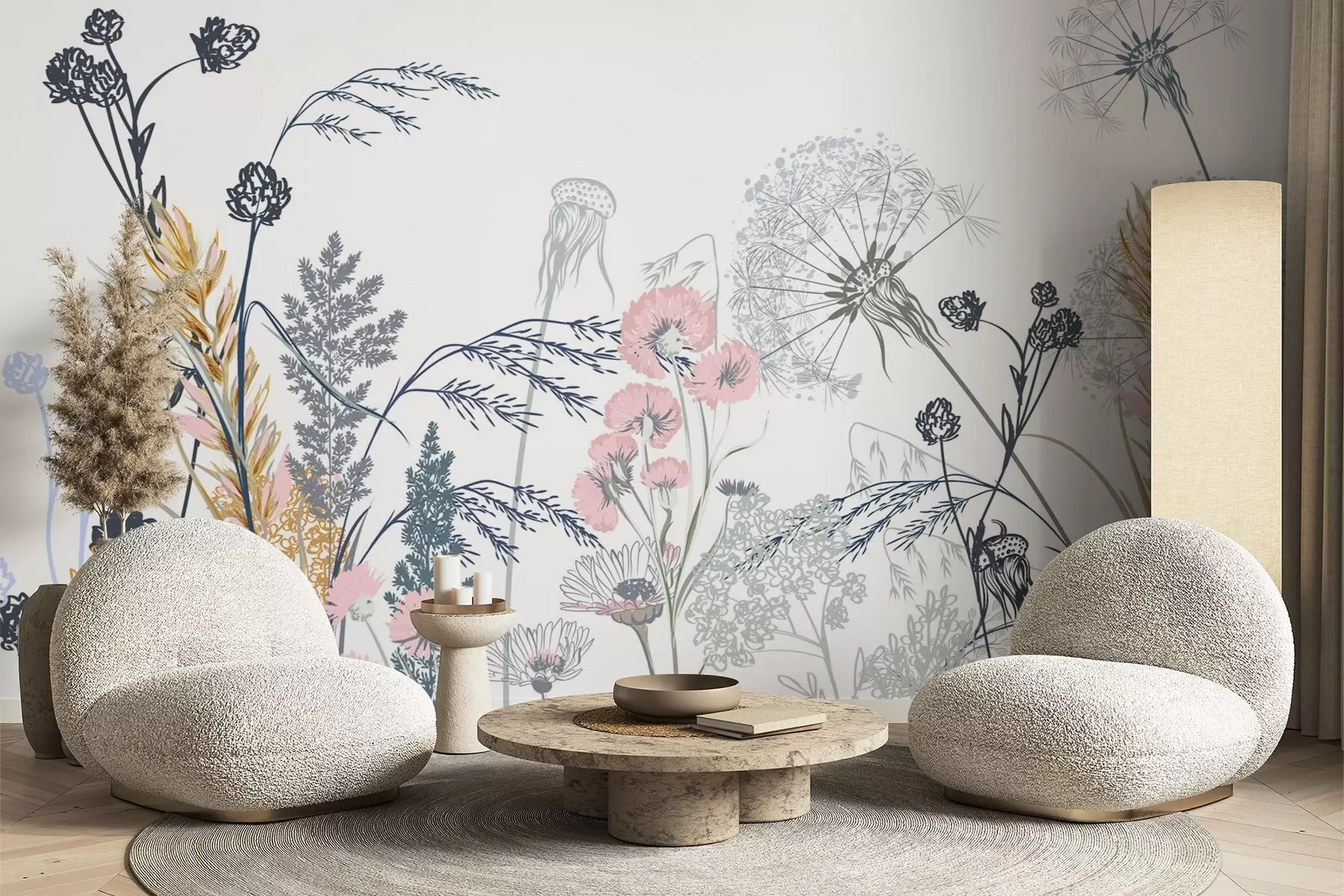 wall murals Вилдфловерс w04943v2