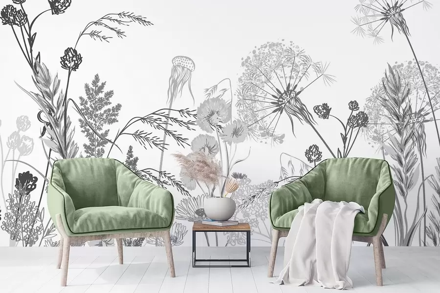 wall murals Вилдфловерс w04943v3