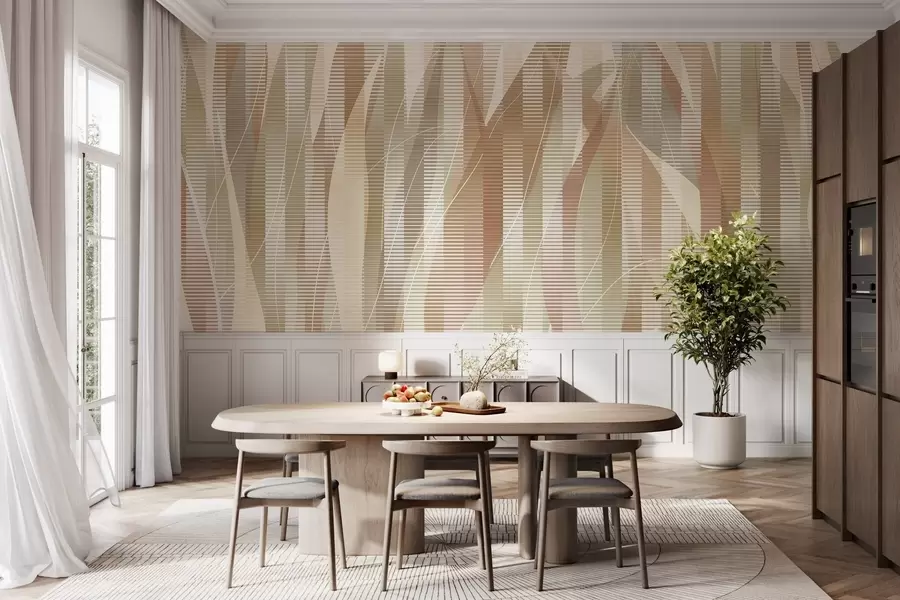 wall murals Преплићући се елементи w04945