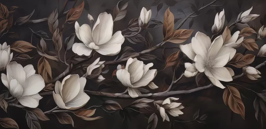 wall murals Елегантна грана дрвета w04950