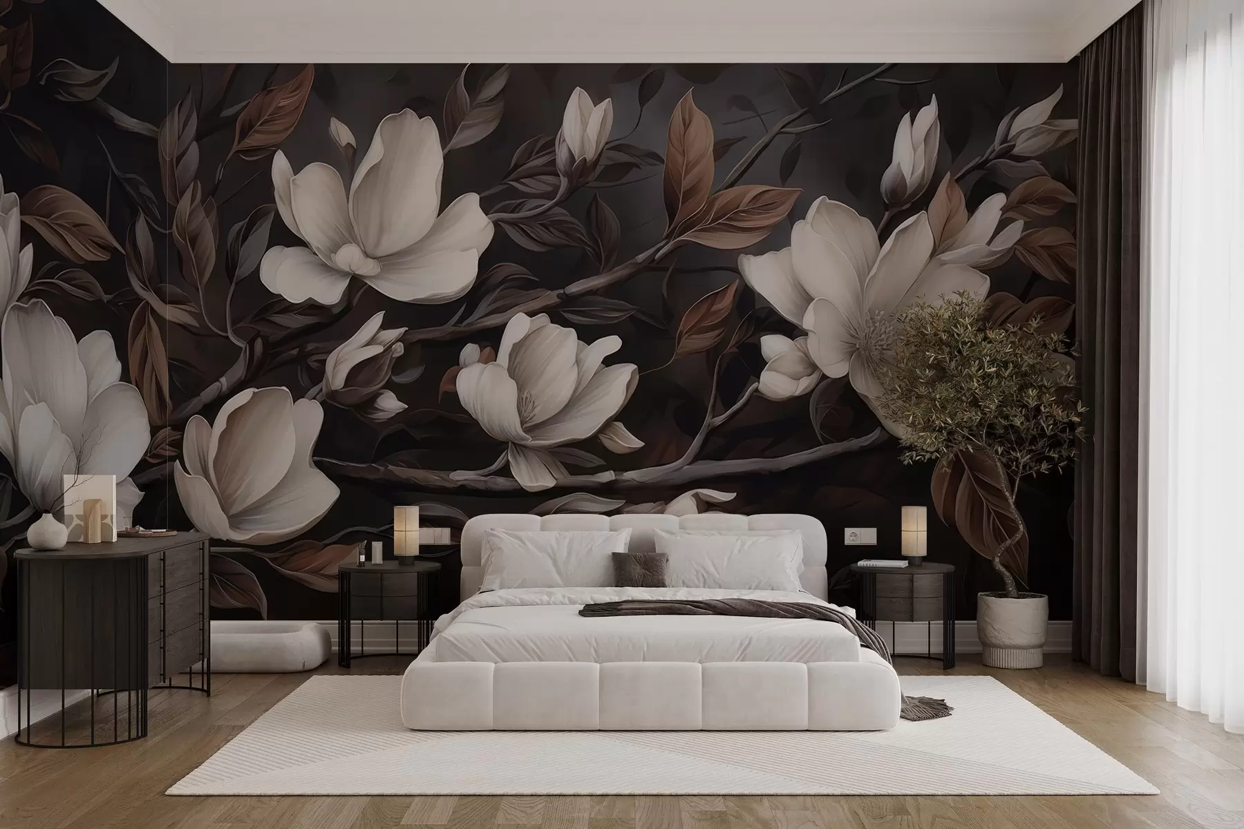 wall murals Елегантна грана дрвета w04950