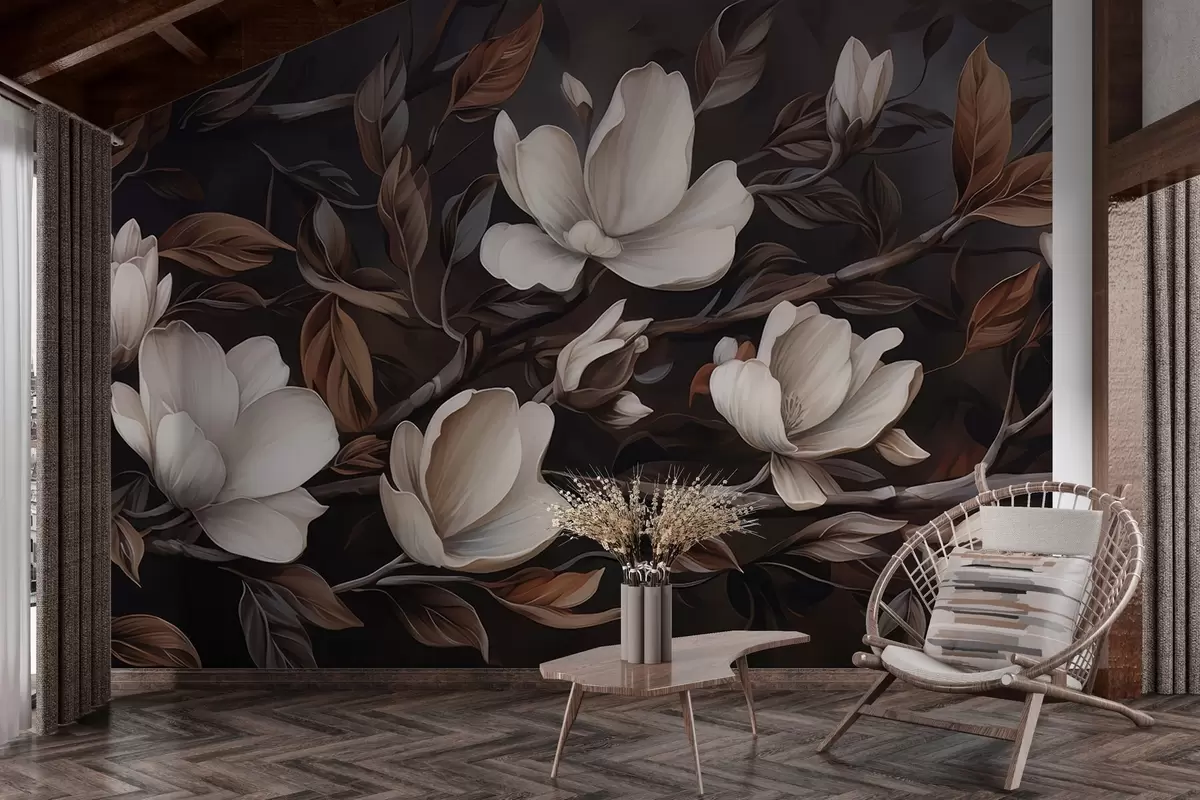 wall murals Елегантна грана дрвета w04950