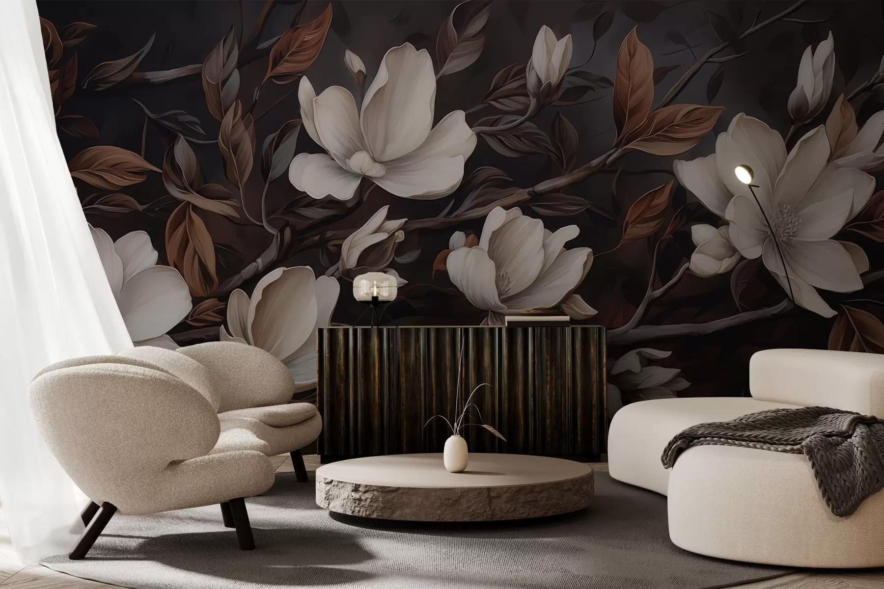 wall murals Елегантна грана дрвета w04950