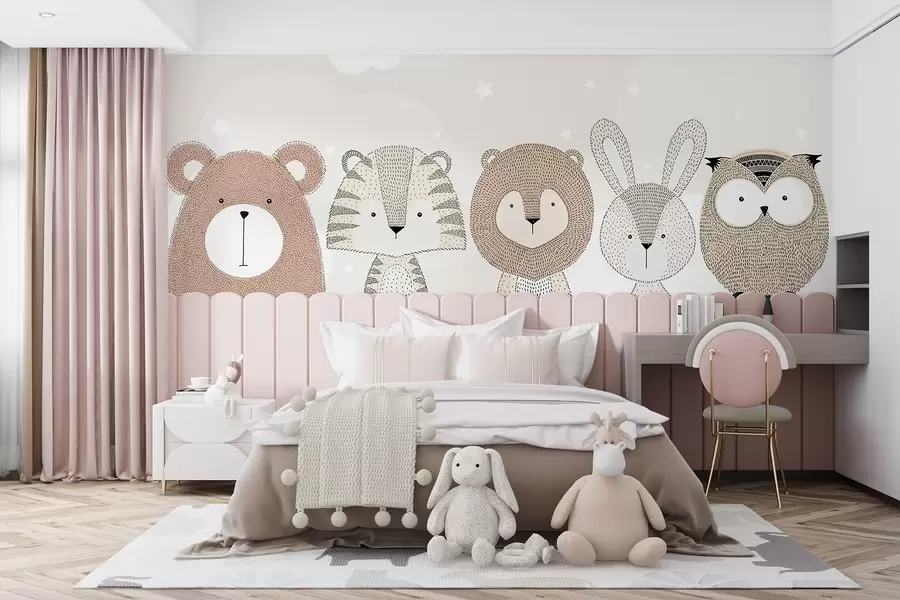 wall murals Животиње из бајке w04928