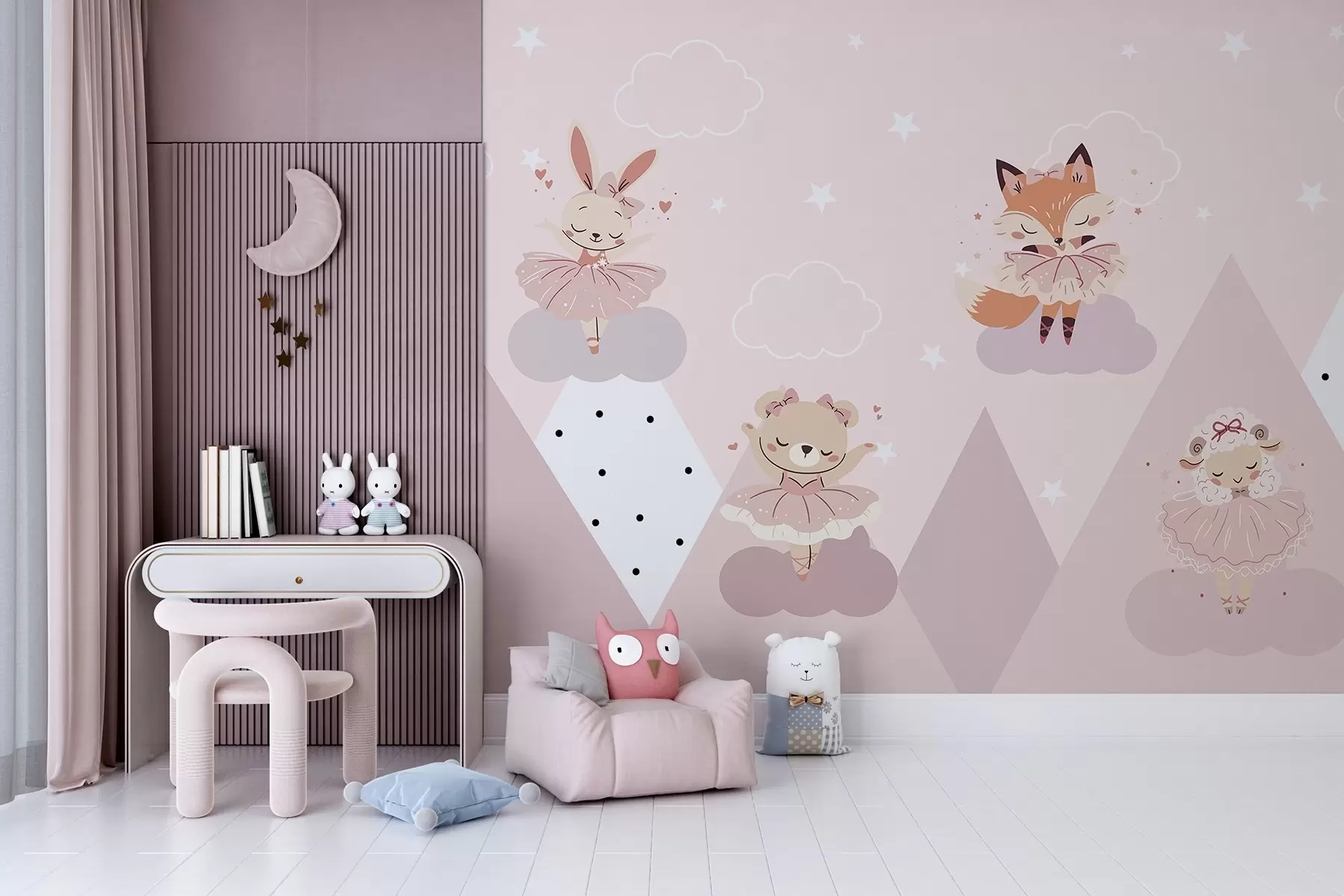 wall murals Животињске балерине w04929
