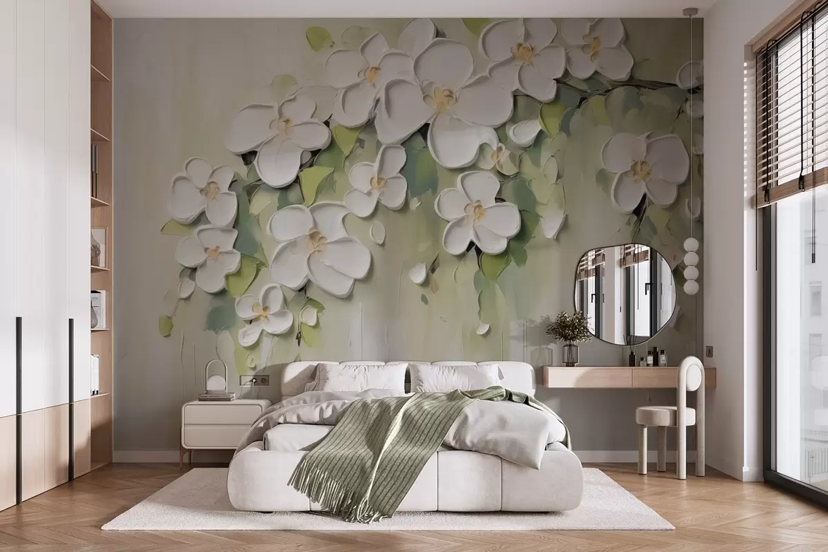 wall murals Грана са цвећем w04978