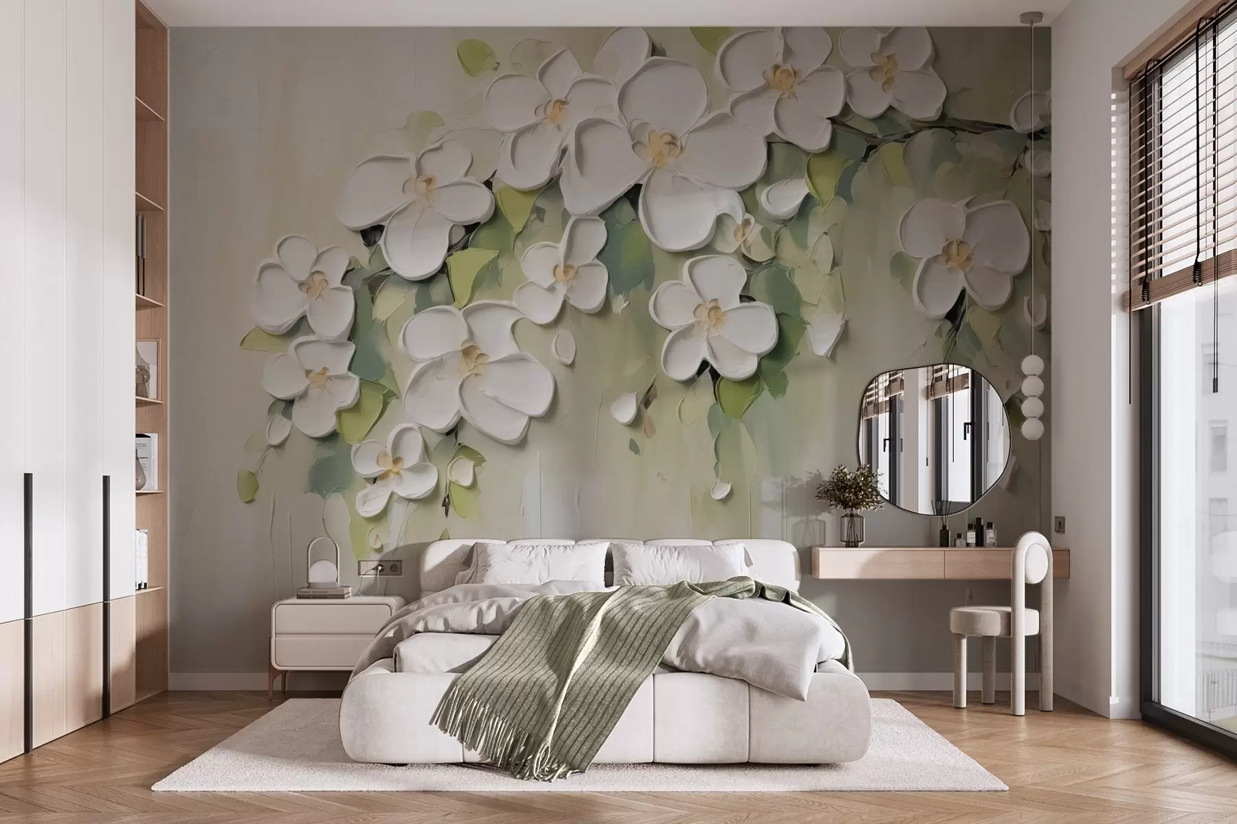 wall murals Грана са цвећем w04978