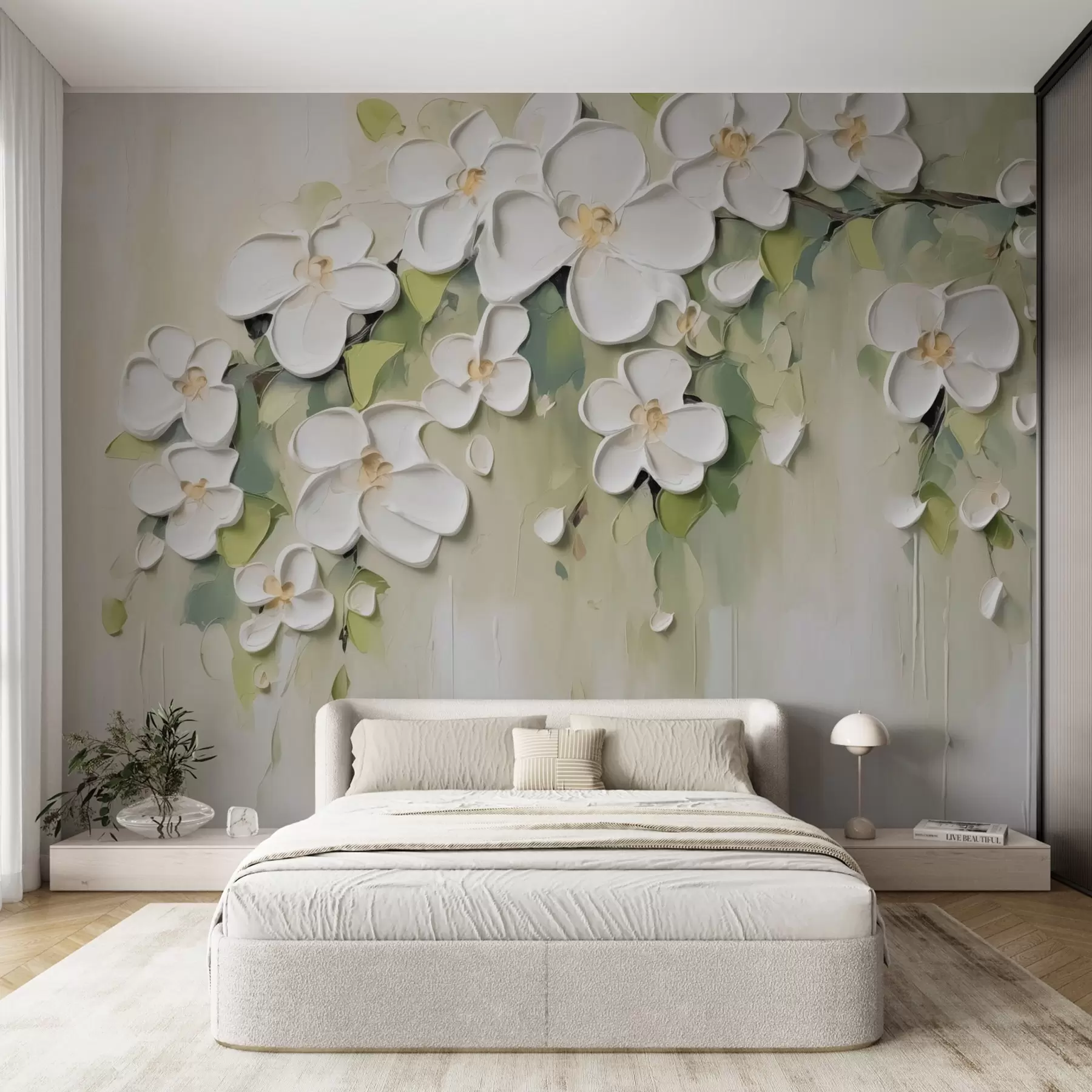 wall murals Грана са цвећем w04978
