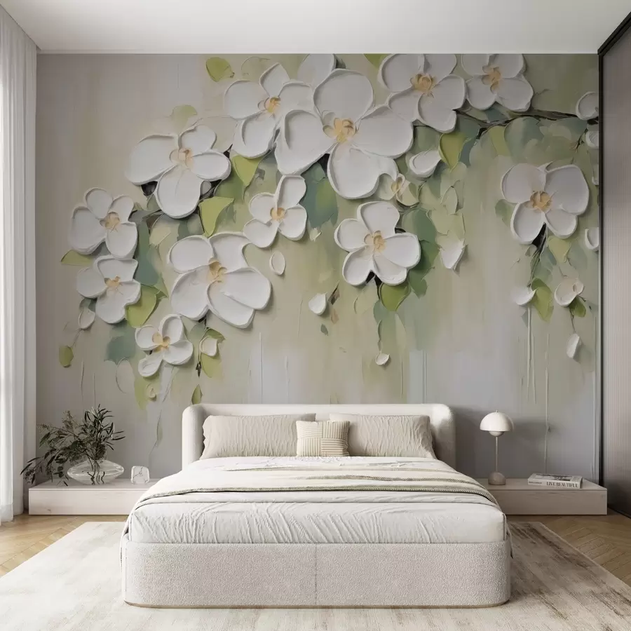 wall murals Грана са цвећем w04978