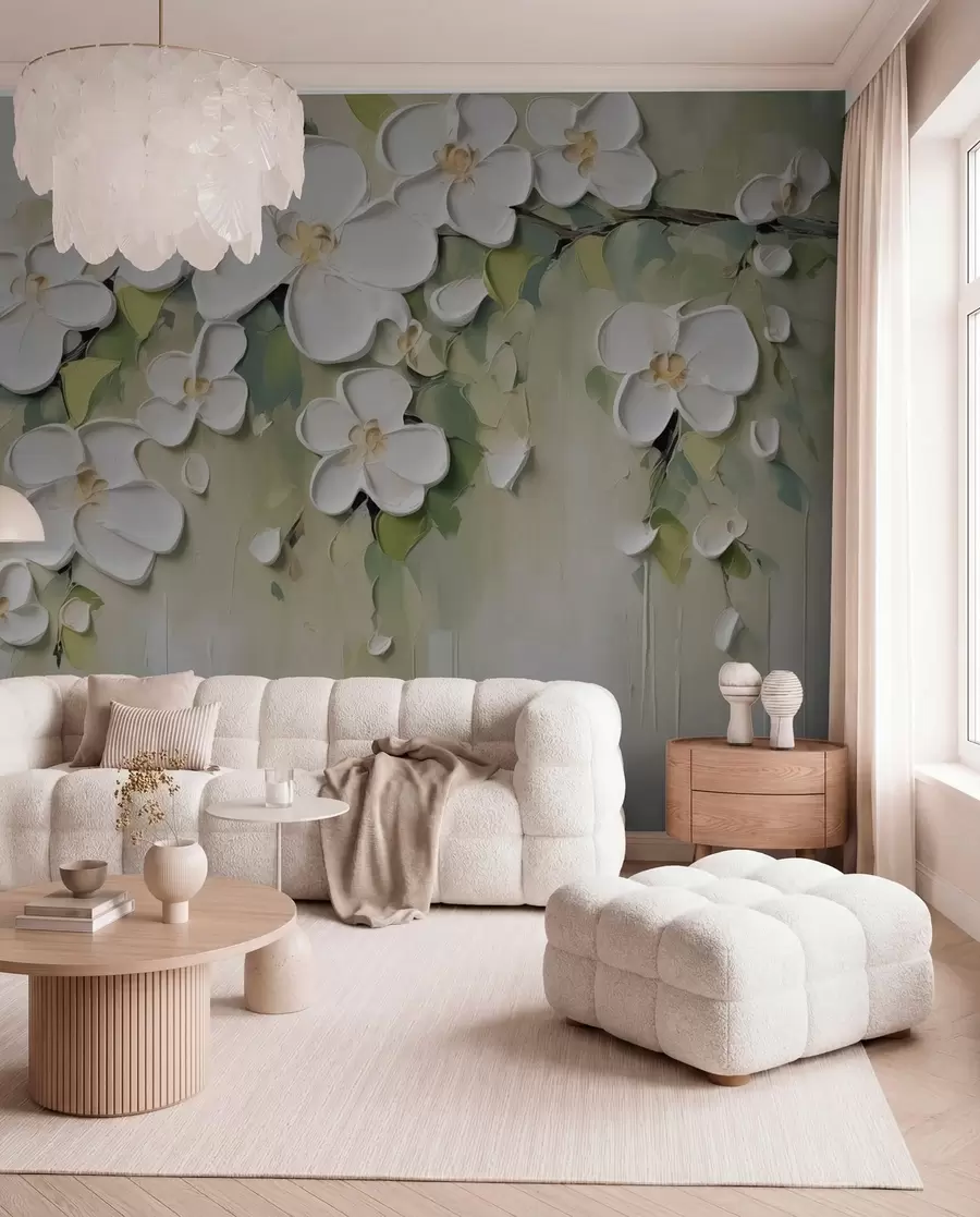 wall murals Грана са цвећем w04978