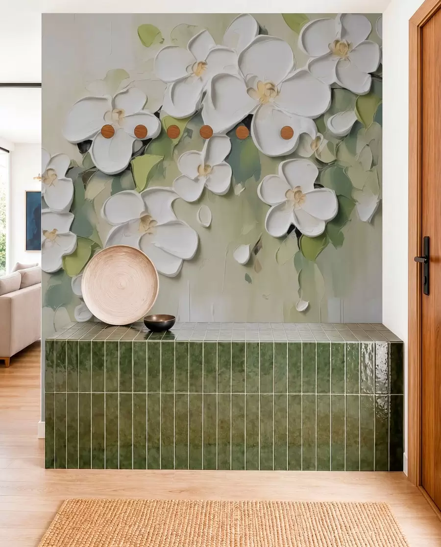 wall murals Грана са цвећем w04978