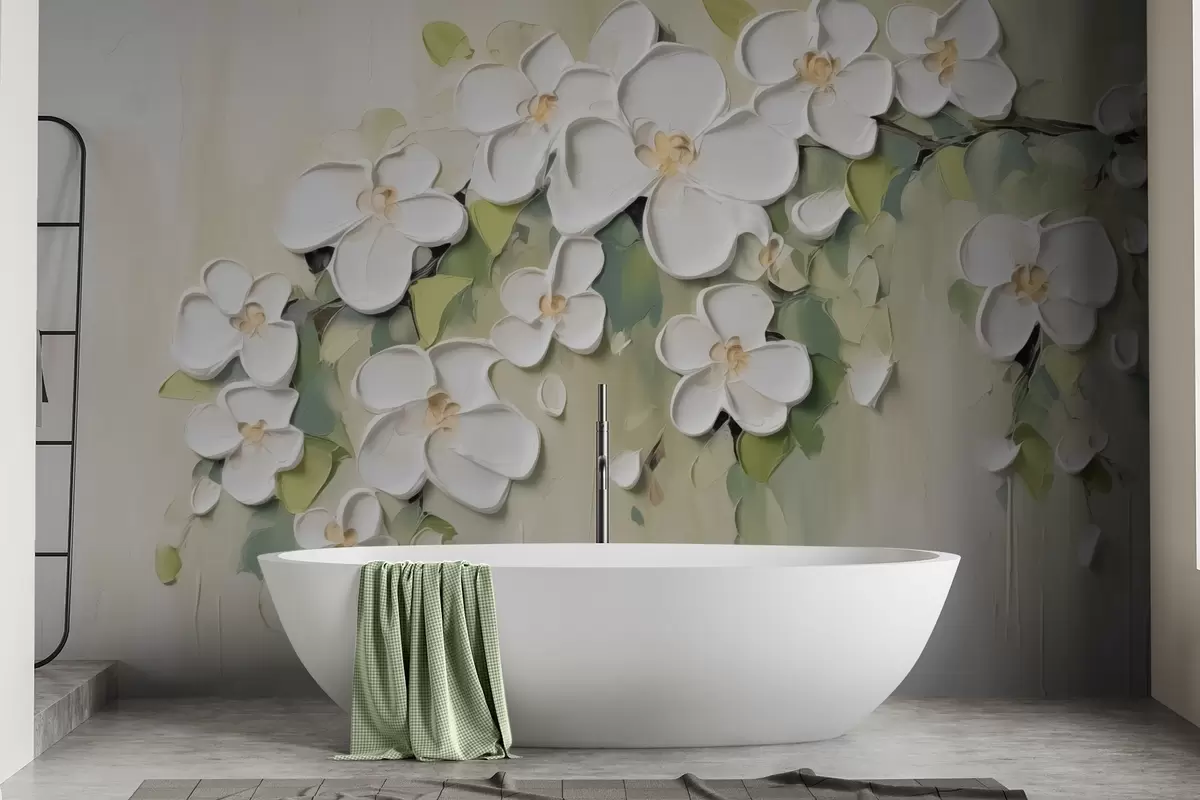 wall murals Грана са цвећем w04978