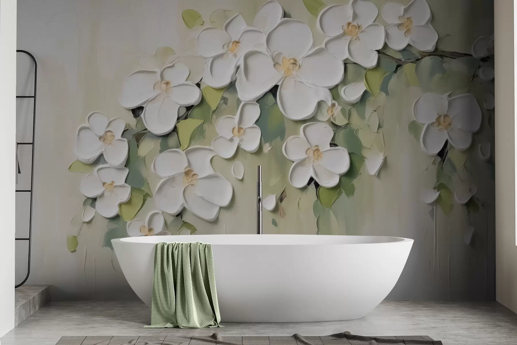 wall murals Грана са цвећем w04978