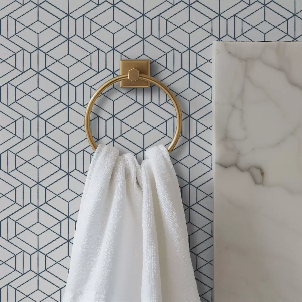 Позадина Бела позадина са плавим тродимензионалним геометријским коцкама a01067