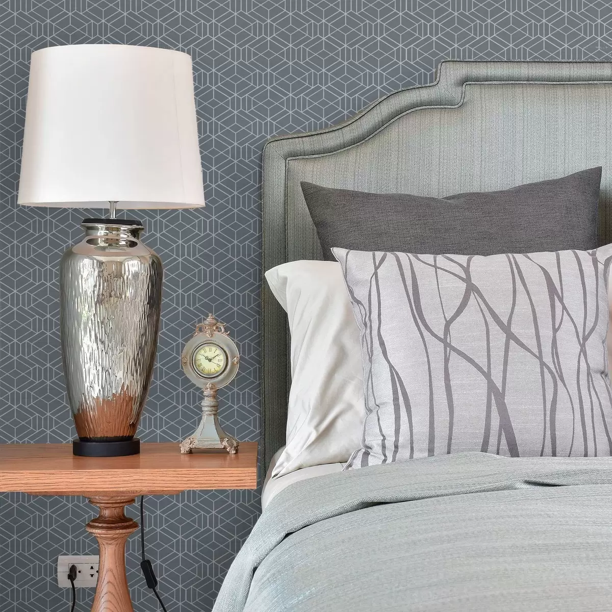 Позадина Сива позадина са белим тродимензионалним коцкама у мрежи a01067v2