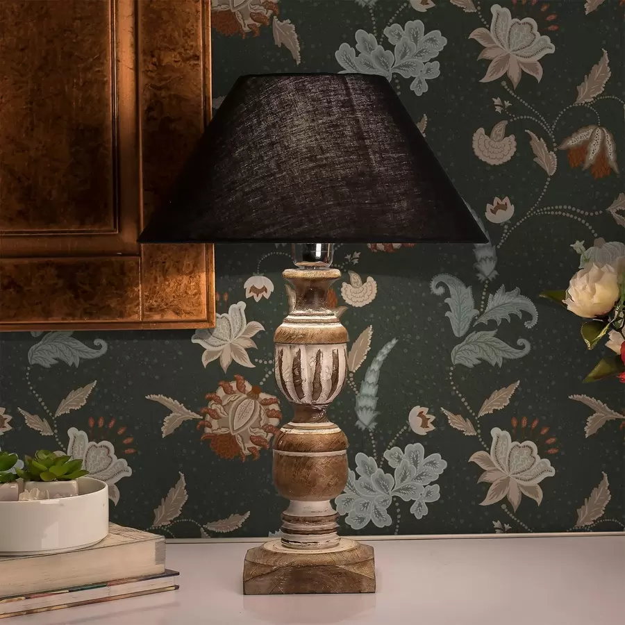 wall murals Тамнозелена позадина са украсним цвећем и лишћем a01086